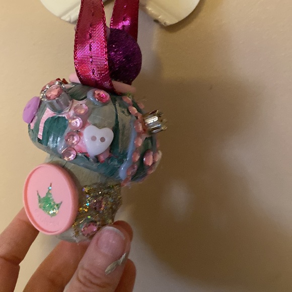 Holiday Fairy Mushroom Ornament - Picture 3 of 6